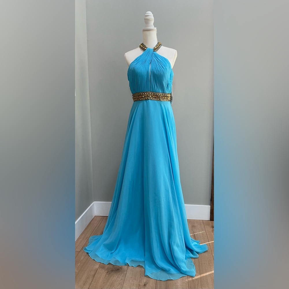 🌟2x Host Pick🌟Women’s Blue Angela & Alison Gown - Picture 2 of 11